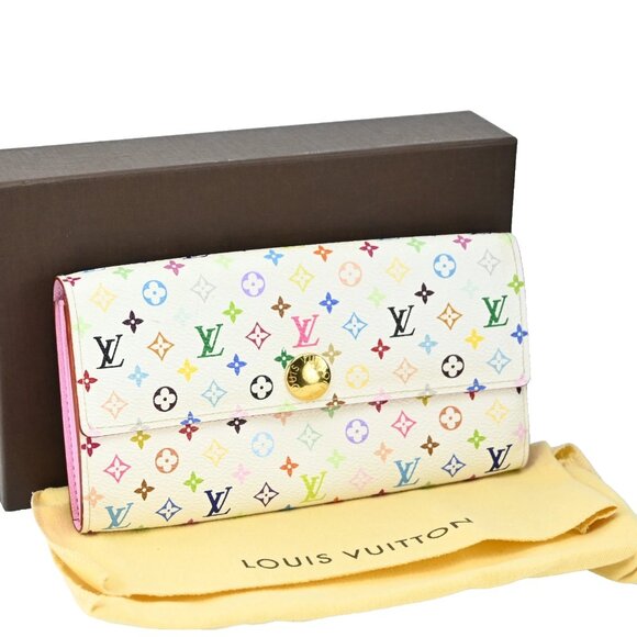LOUIS VUITTON Multicolor Portefeuille Wallet bsj440-102325 - Picture 1 of 16